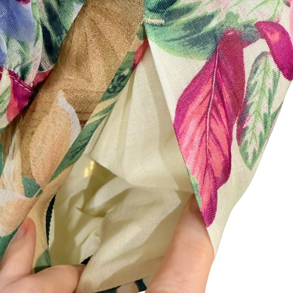 Tommy Bahama Womens Hightide Flora Midi Belted Button Front Shirt Dress NWT $218 - Picture 7 of 16